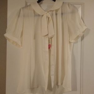 NWT Lindy bop top vintage style peter pan collar